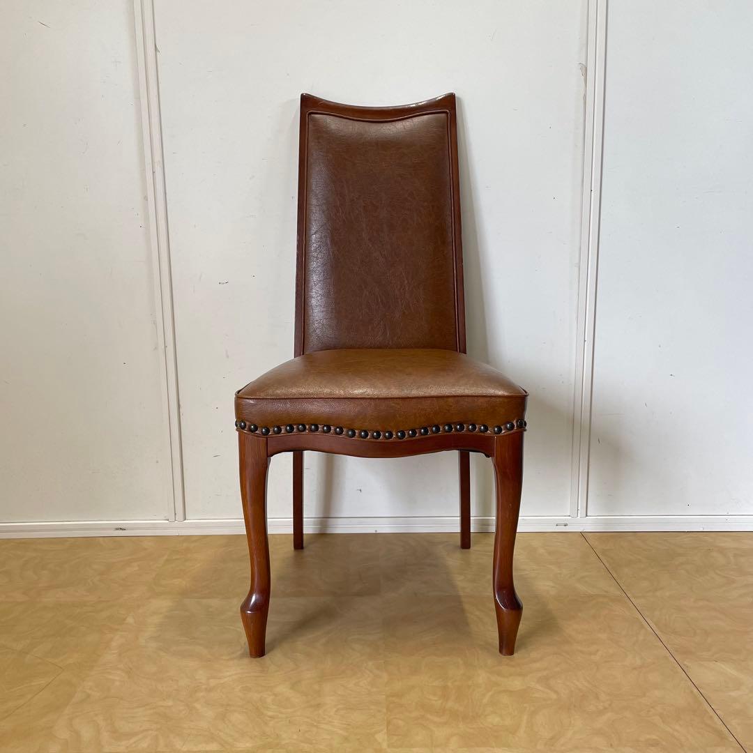 マルニ木工 ベルサイユ チェア④ 猫脚 鋲打ち チェア 椅子 イス アンティーク