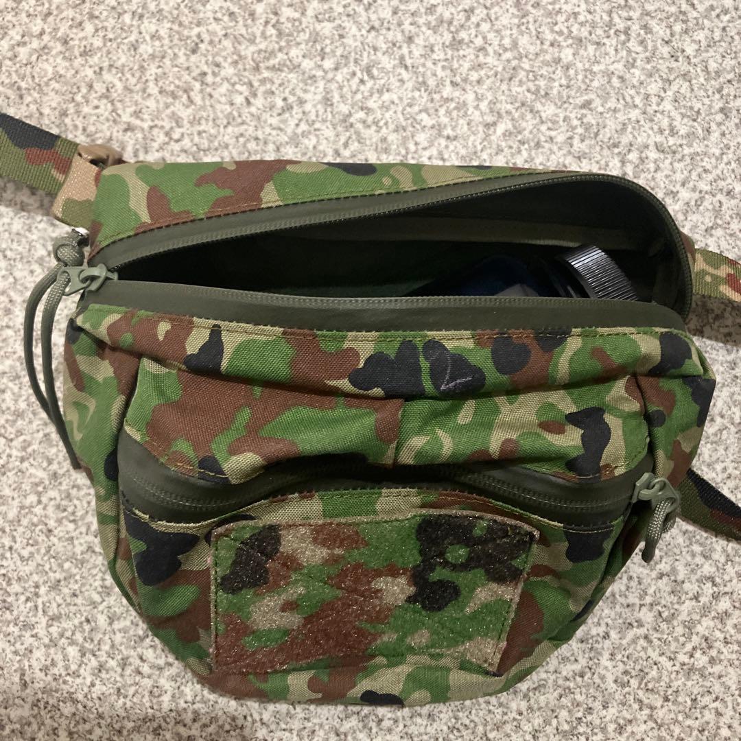 自衛隊 ウエストポーチ LEM 生地 陸自 ②