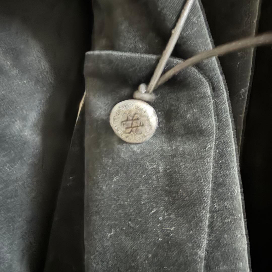 alice auaa 黒 フード付き 別珍 ロング ダッフルコート