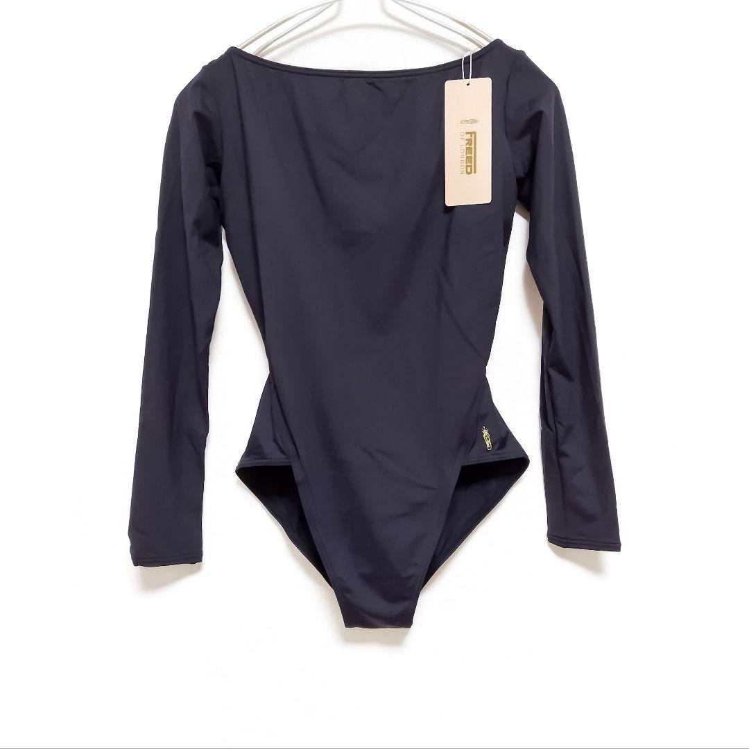 M フリード チャコット 長袖 レオタード 黒 ＊ バレエ 社交ダンス