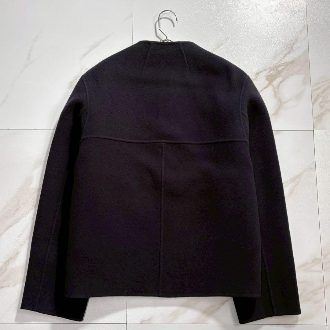 専用【極美品】23区 23AW ウールリバー ショート ブルゾン ブラック 38