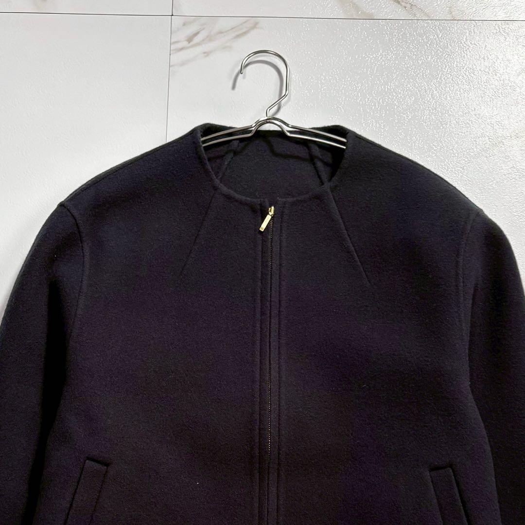 専用【極美品】23区 23AW ウールリバー ショート ブルゾン ブラック 38