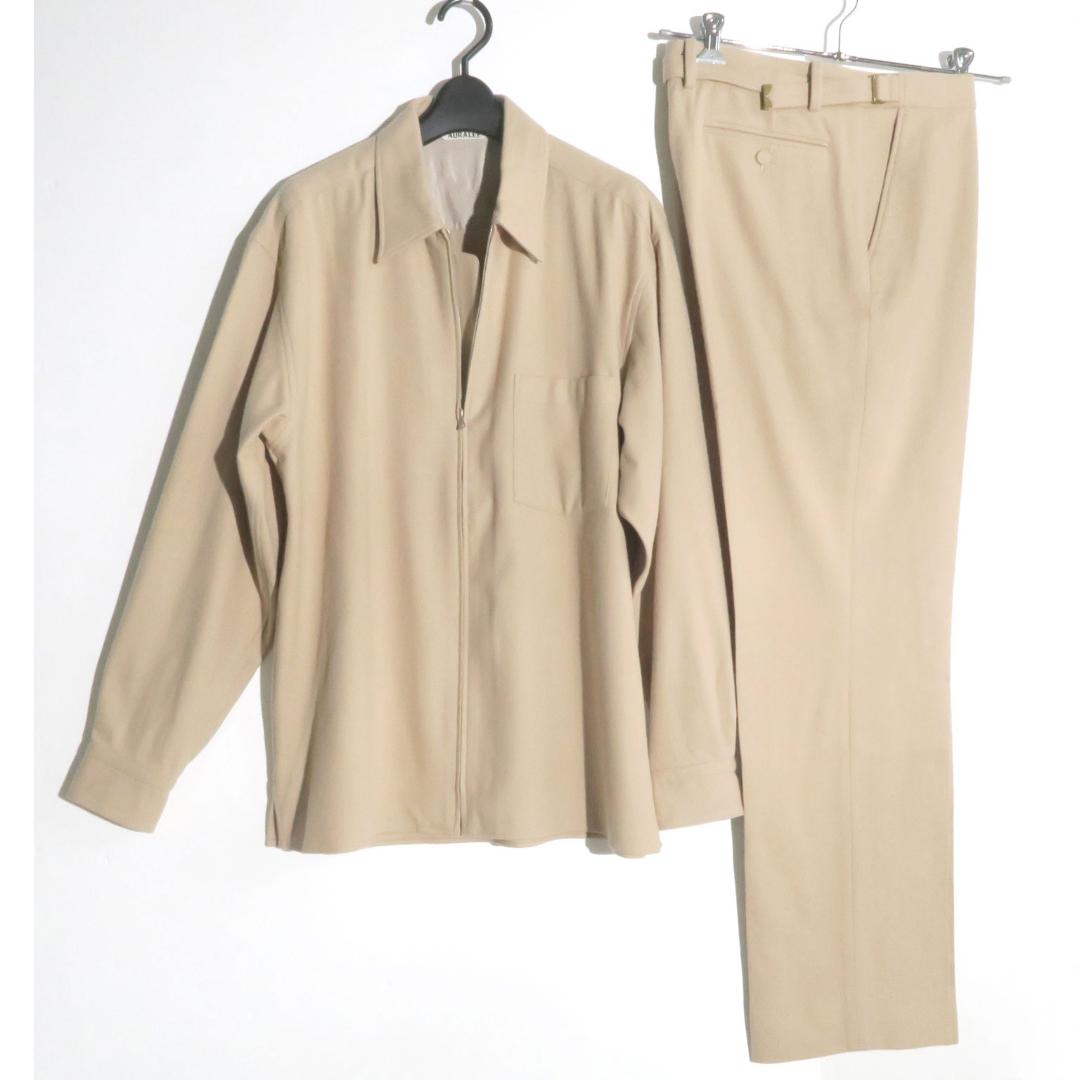 セットアップ AURALEE SUPER SOFT WOOL FLANNEL