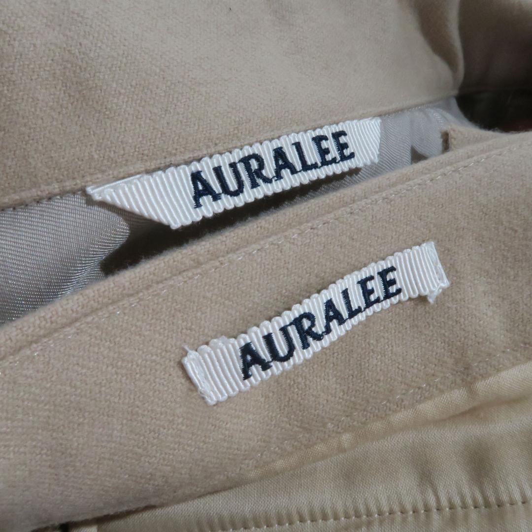 セットアップ AURALEE SUPER SOFT WOOL FLANNEL
