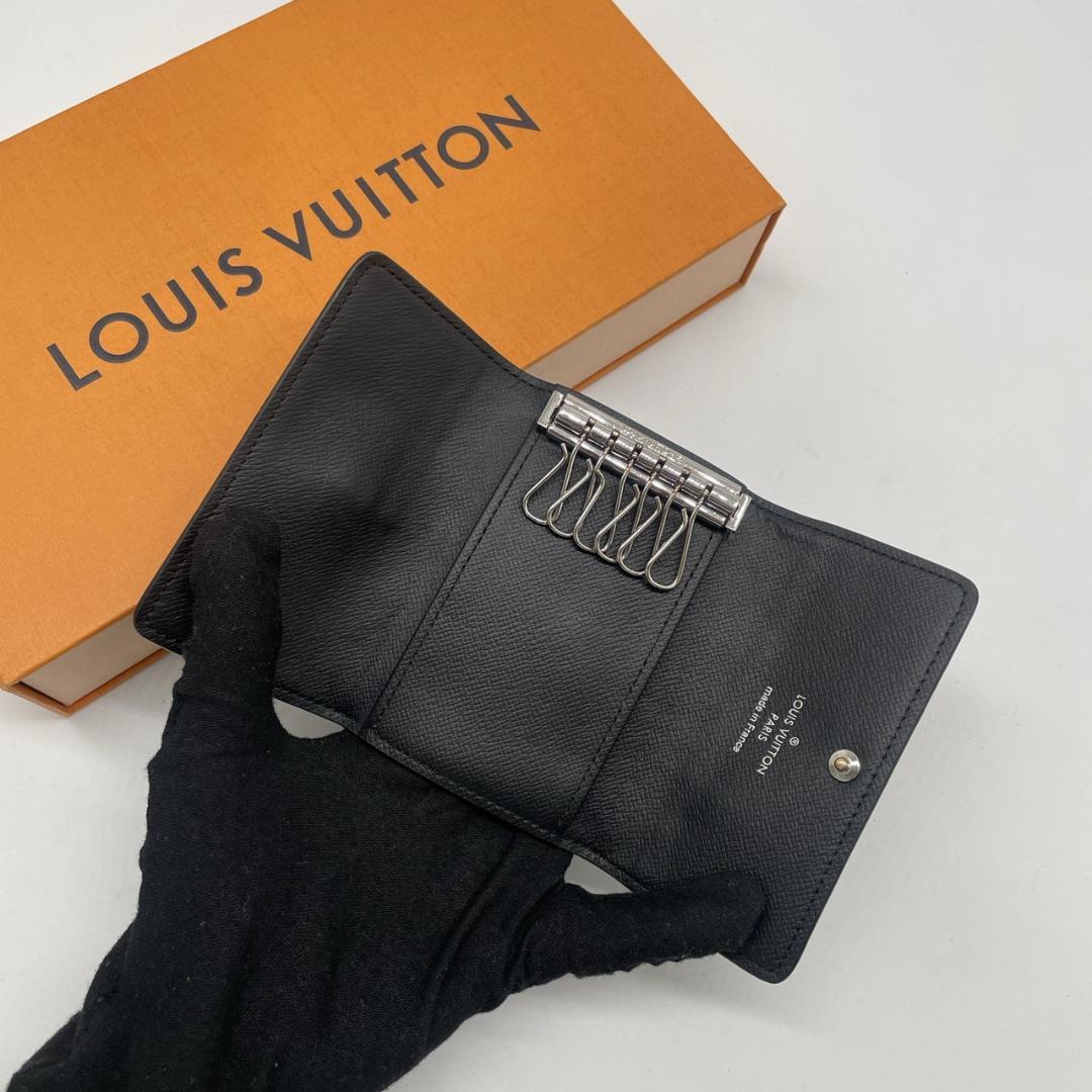 ルイヴィトン ミュルティクレ モノグラム エクリプス キーケース 鍵ケース 黒