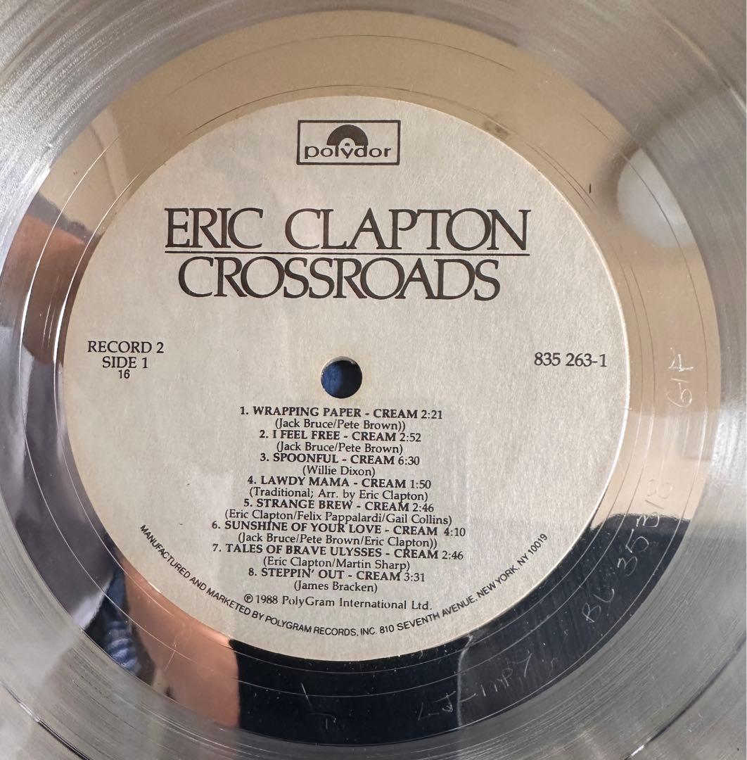 最後値下げクラプトンのcrossroads million sales disc