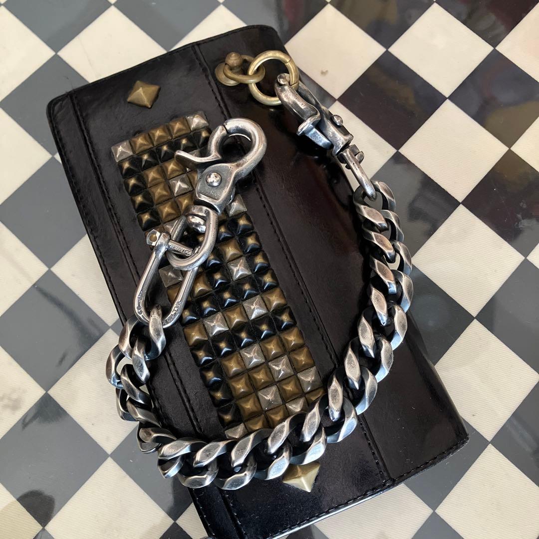 ブラス製　シルバーメッキキーチェーン　wichardシャックル使用　新品未使用！