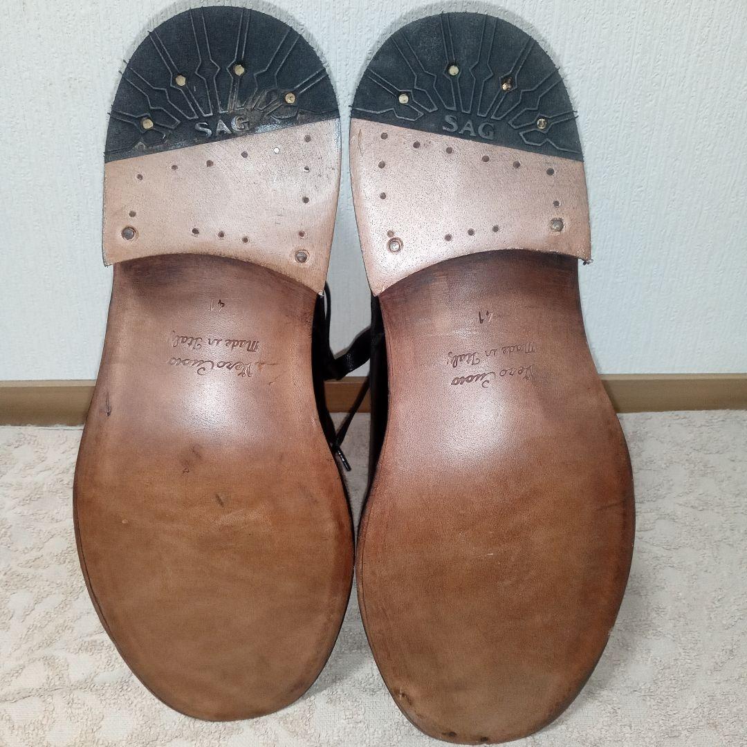 実物 イタリア軍 ブーツ 放出品 デッドストック 26cm 未使用