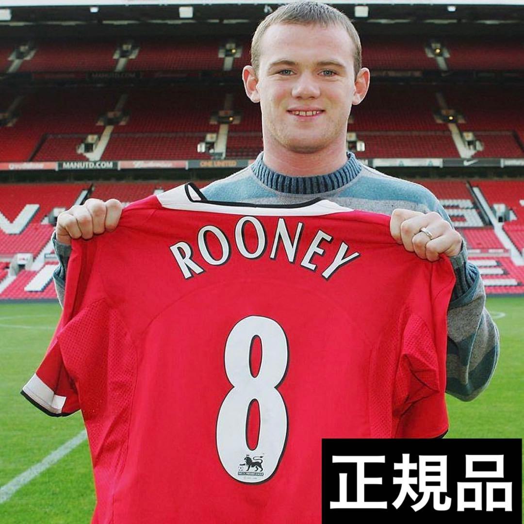 【美品】マンチェスターユナイテッド 04-06 ホームユニフォーム ルーニー