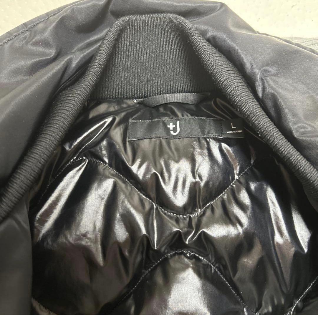 UNIQLO+J ダウンオーバーサイズリブブルゾン MA-1