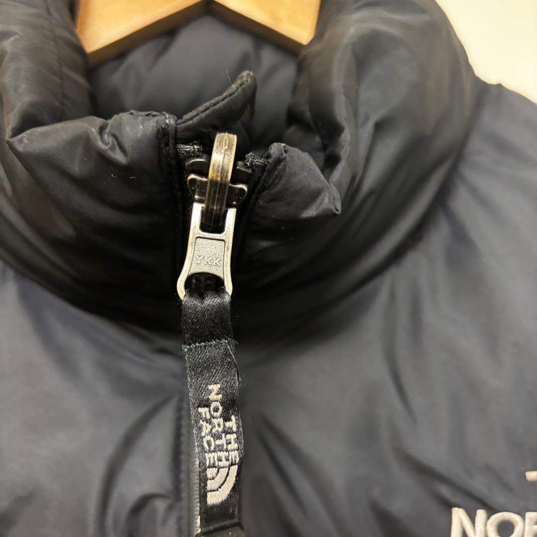 ノースフェイス ヌプシ　ダウン　ベスト　センターロゴ　Mサイズ　状態良好品