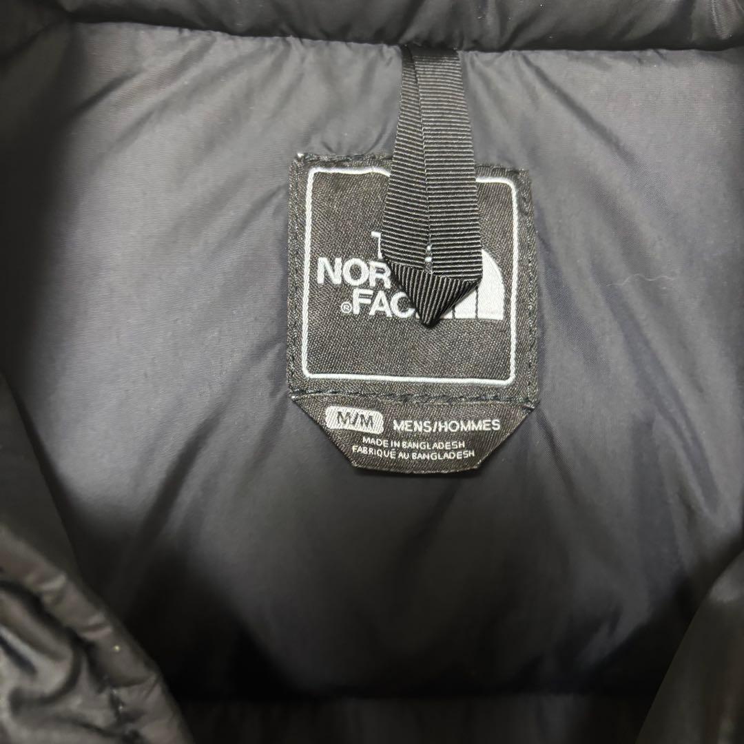 ノースフェイス ヌプシ　ダウン　ベスト　センターロゴ　Mサイズ　状態良好品