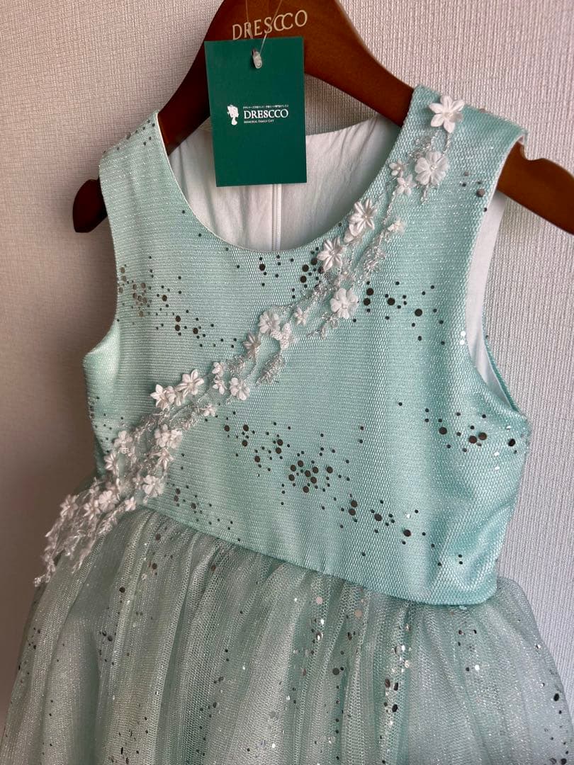 DRESCCO・ミントグリーンシルバー リバードレス