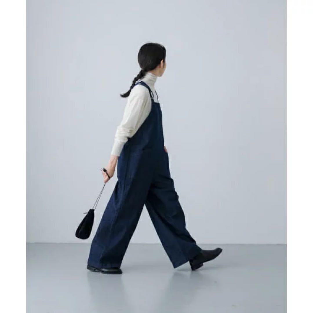 かぐれ　バッククロスデニムサロペット