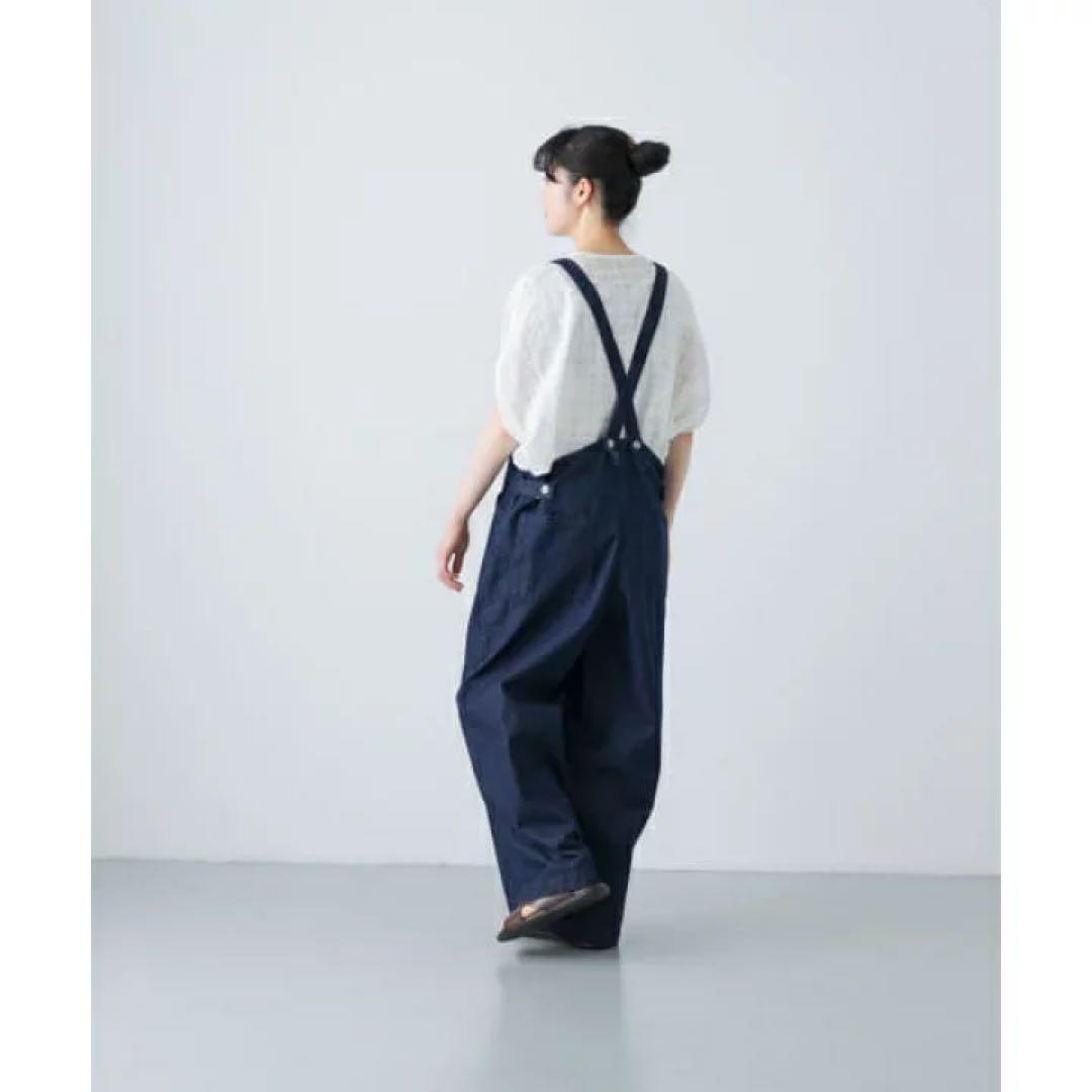 かぐれ　バッククロスデニムサロペット