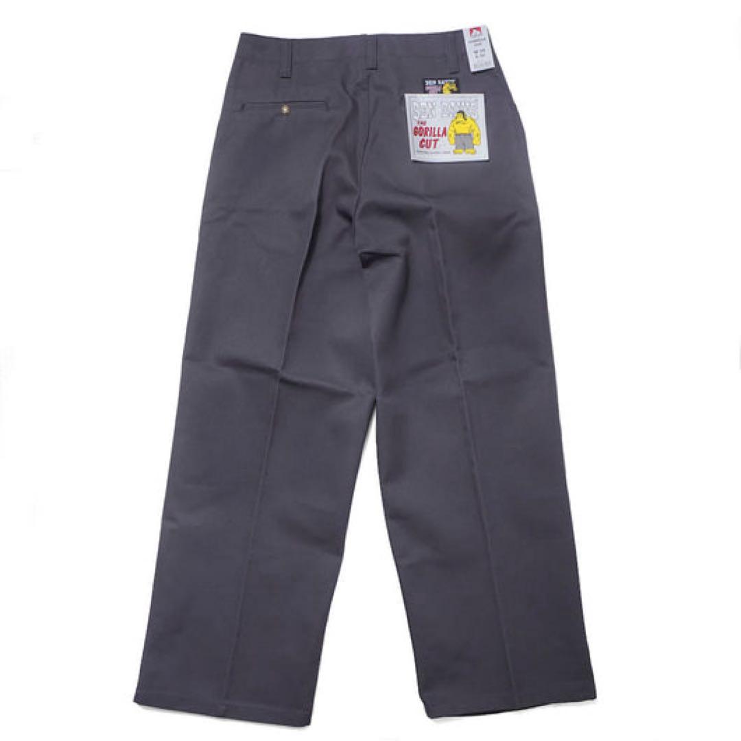 ベンデイビス　ゴリラカット　フリスコパンツ　チャコール36×32