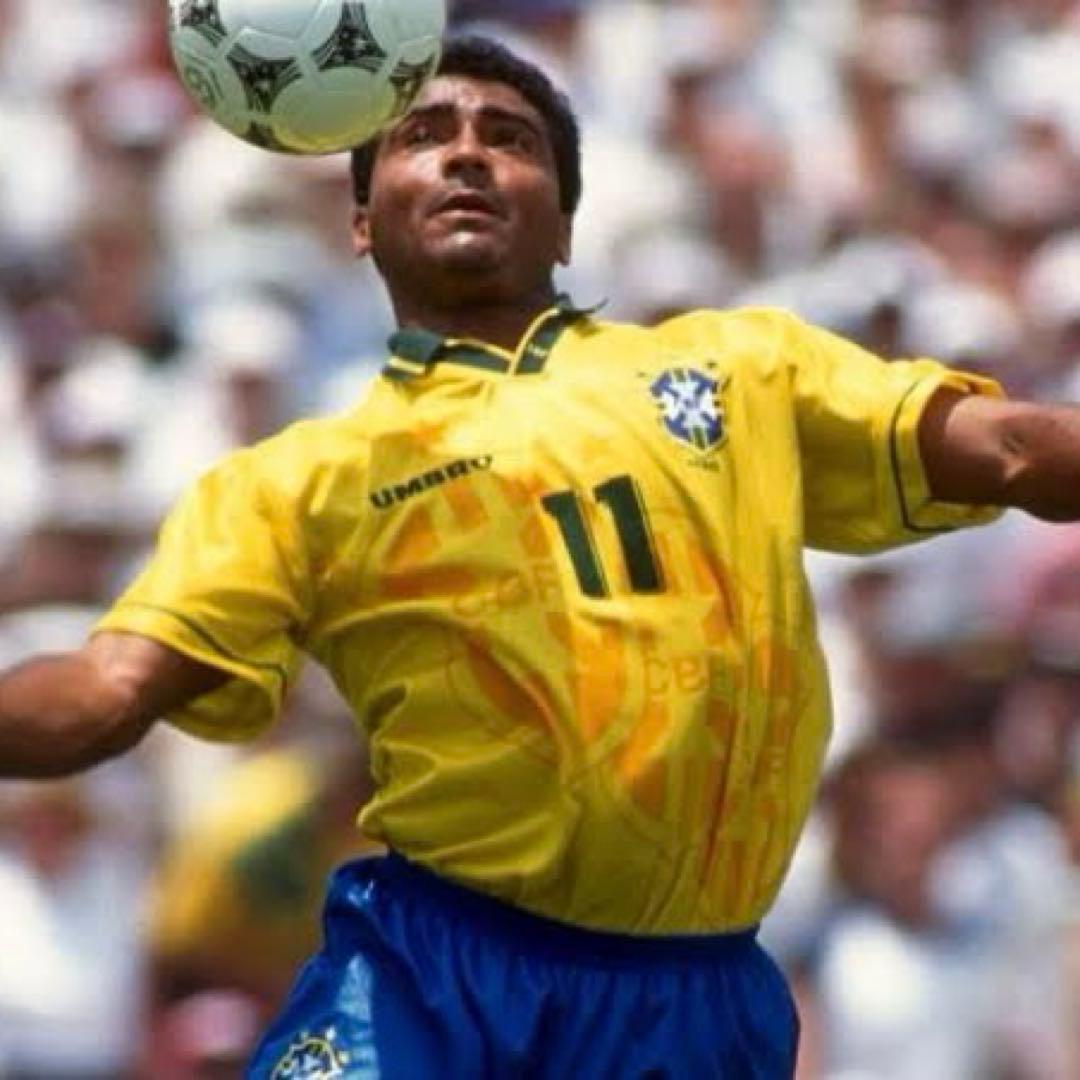 【★ロマーリオ】 サッカー 94 ブラジル代表 ユニフォーム 11番 XL 希少
