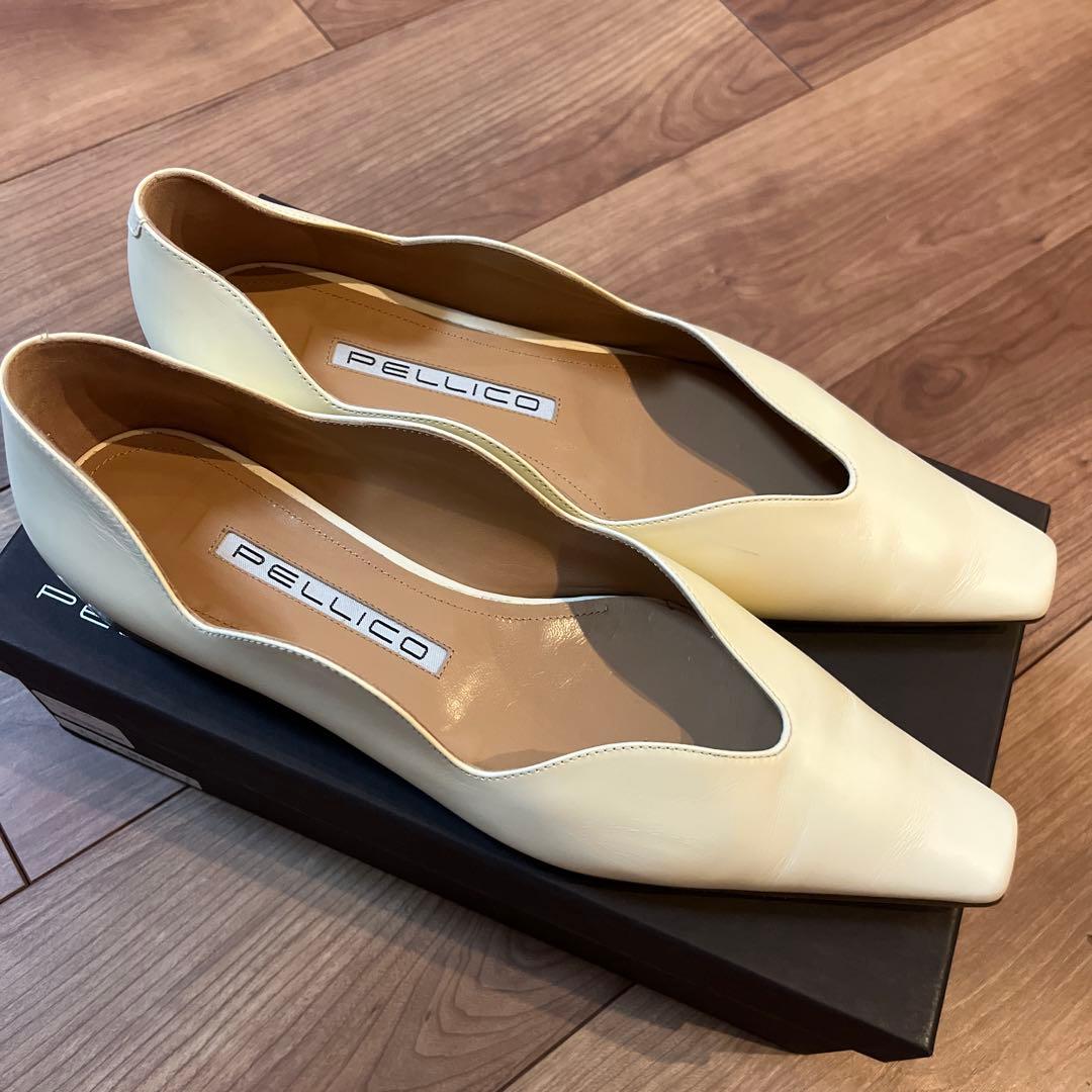 ペリーコ　PELLICO 38 フラットシューズ　白