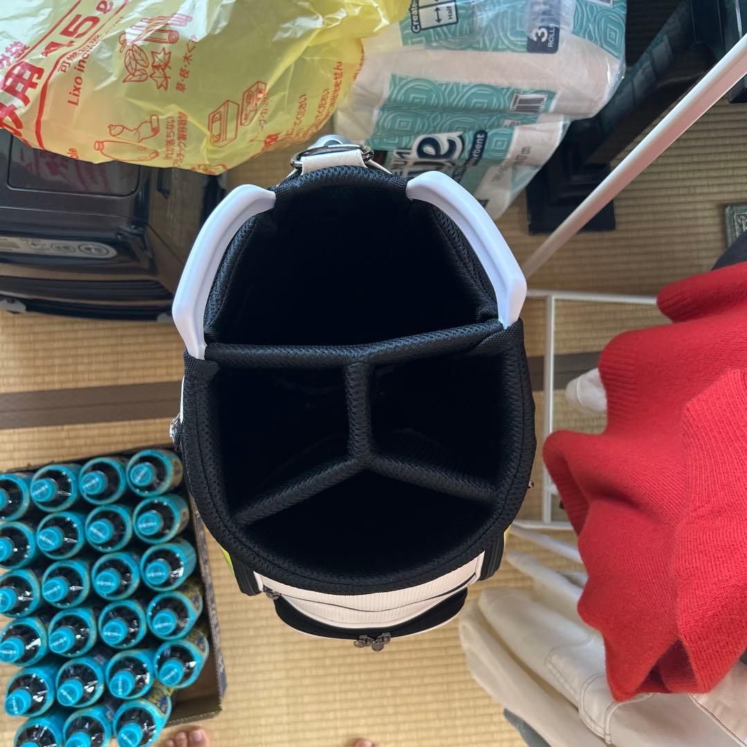 SRIXON キャディバッグ ホワイト/イエロー