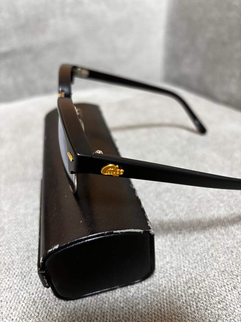 C alee ブルーレンズサングラス ケース付き