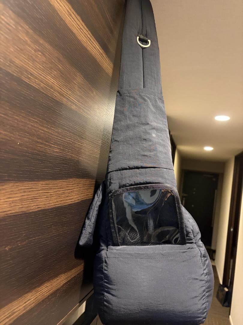 小型犬用スリングキャリー【DOUBLE COMMA】CLOUD BAG 黒 M