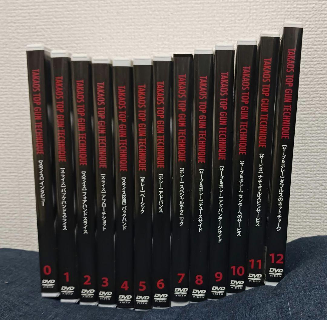 TAKAO'S TOP GUN TECHNIQUE DVD 0～12巻 鈴木貴男
