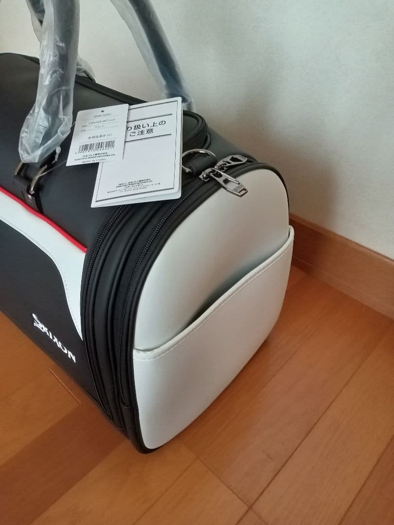 値下げ【新品未使用】Srixon ダッフルバッグ ブラック/ホワイト/レッド