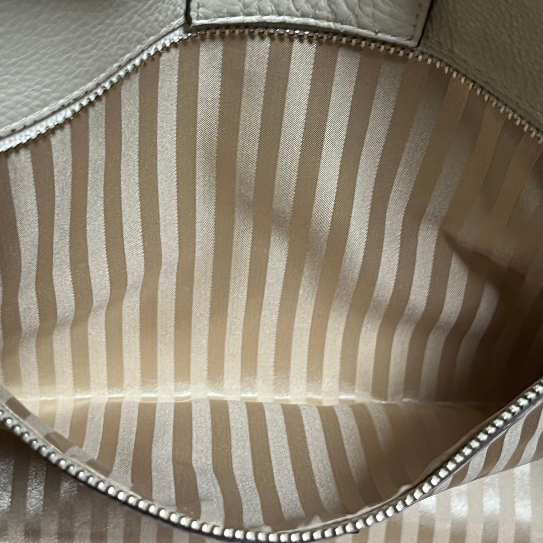 最高級リアルクロコダイル✨COTO トートバッグ バニラ 目地染め