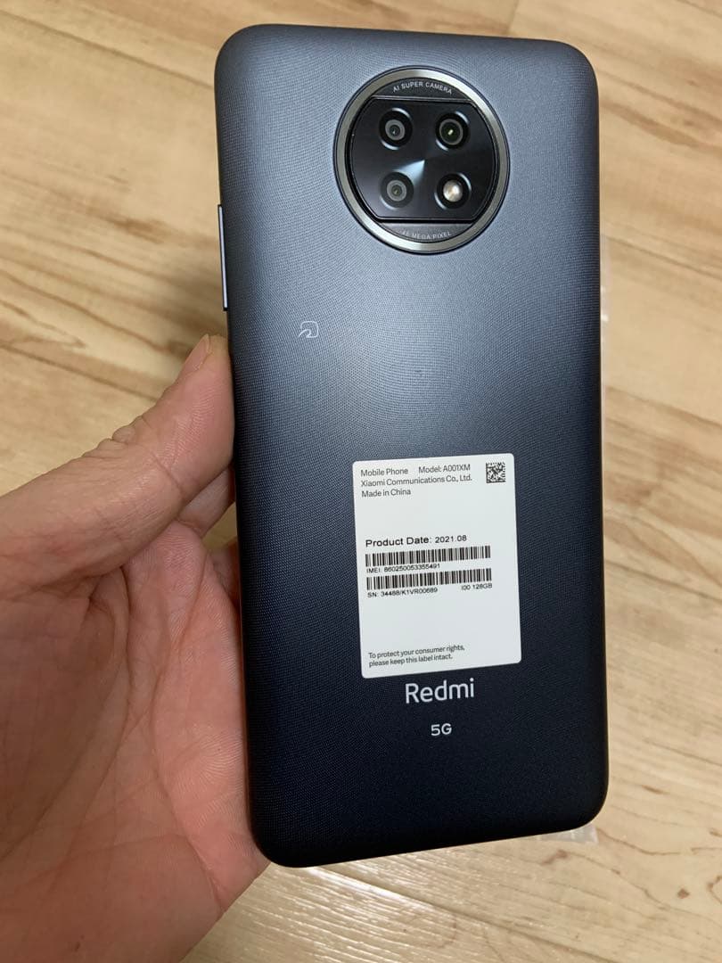 スマートフォン本体 SoftBank Redmi Note9T A001XM 128GB
