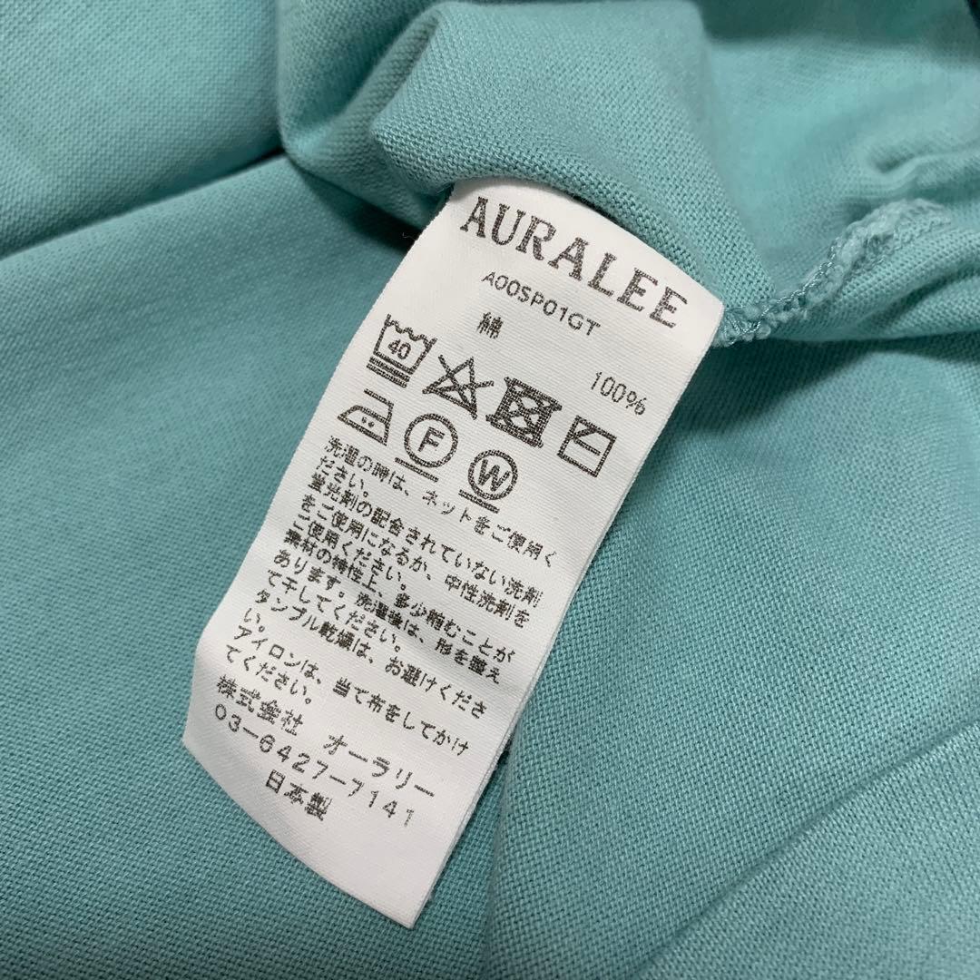 AURALEE オーラリー LUSTER PLAITING L/S TEE