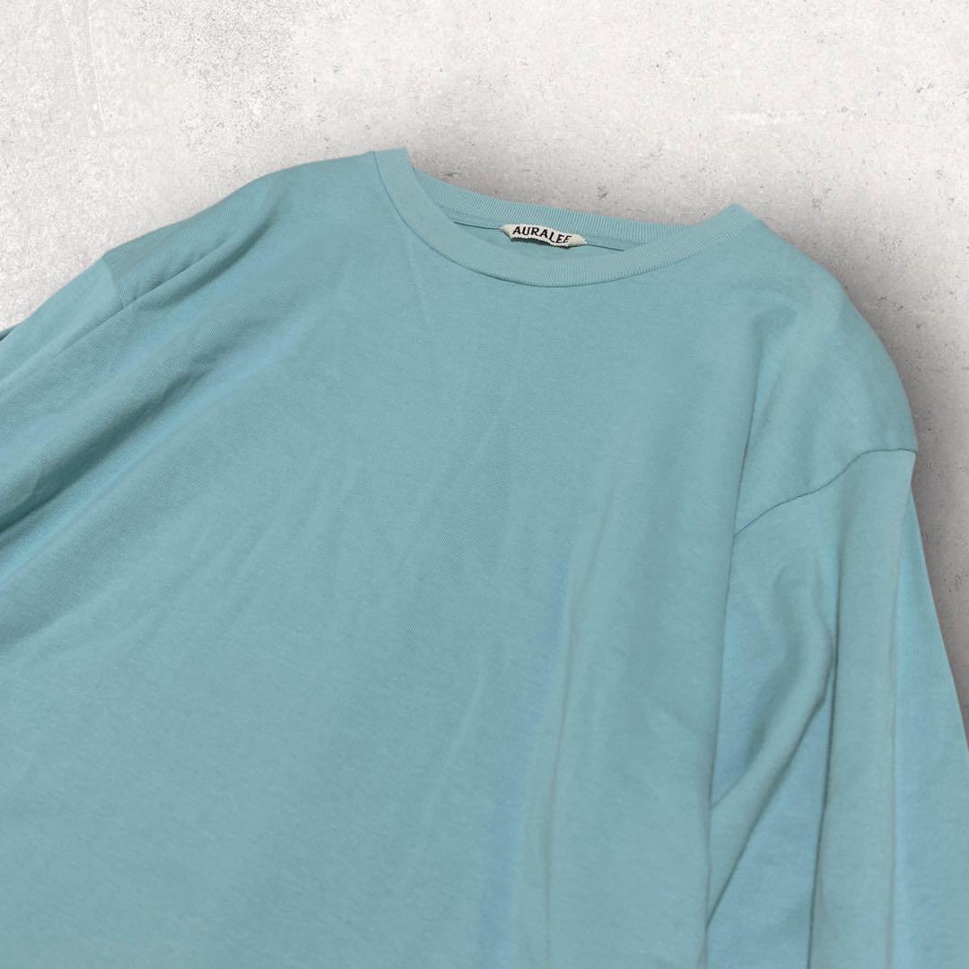 AURALEE オーラリー LUSTER PLAITING L/S TEE