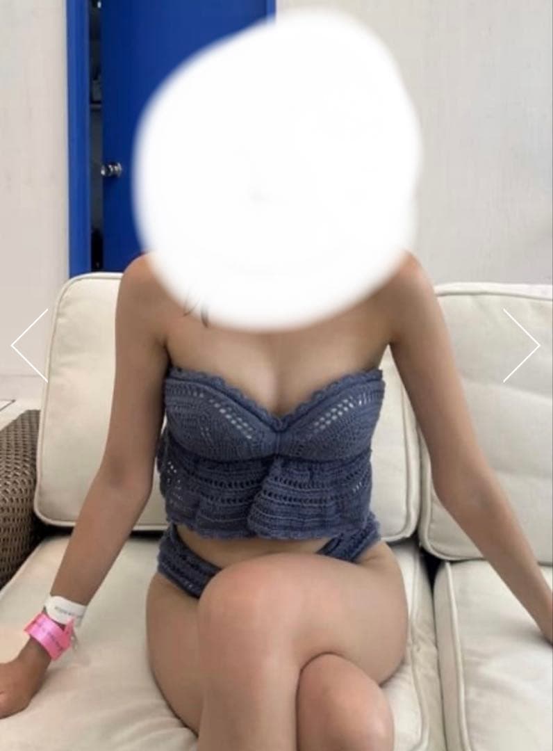 【Ce♡】rienda バイカラークロシェバンドゥカップ bikini