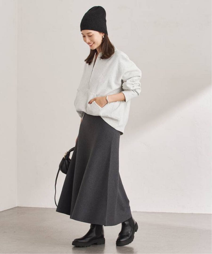 チャンピオン別注REVERSE WEAVE11.5OZロゴハーフジップ