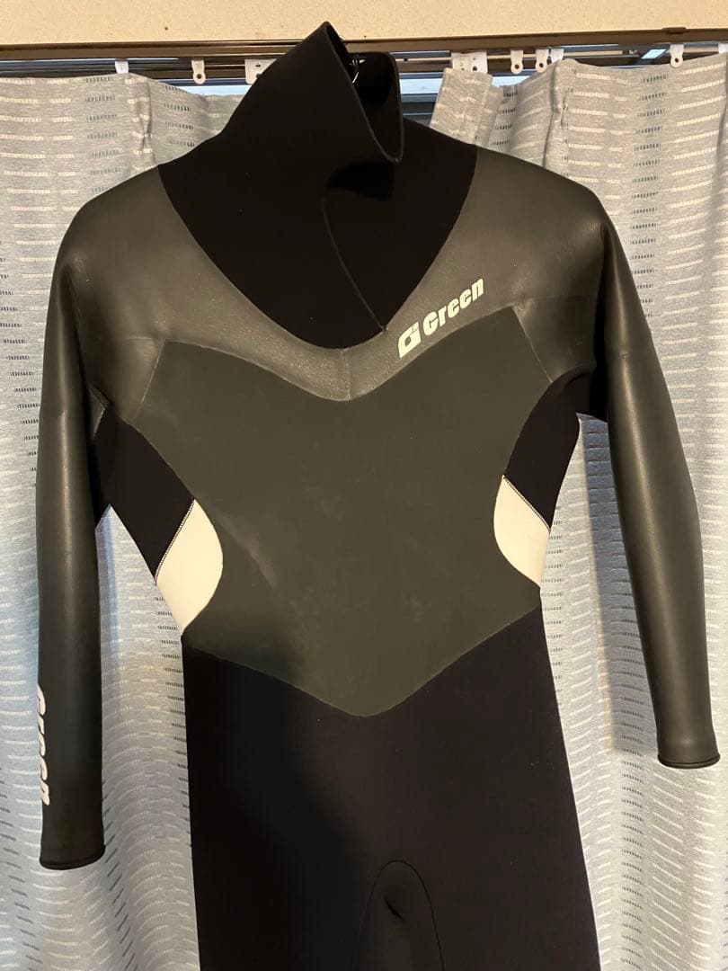 【美品】Green セミドライスーツ ネックエントリー(パドルらくらく)