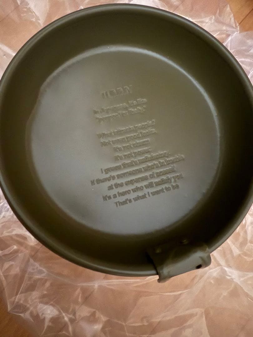 bushdebrunt tummy 鍋　OD新品　brunt ブラント オリーブ