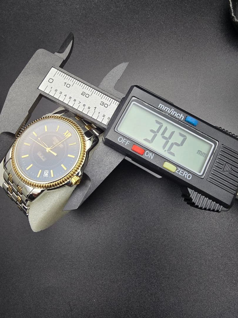 電池交換済 研磨済 TISSOT ティソ バラード ネイビー ゴールド