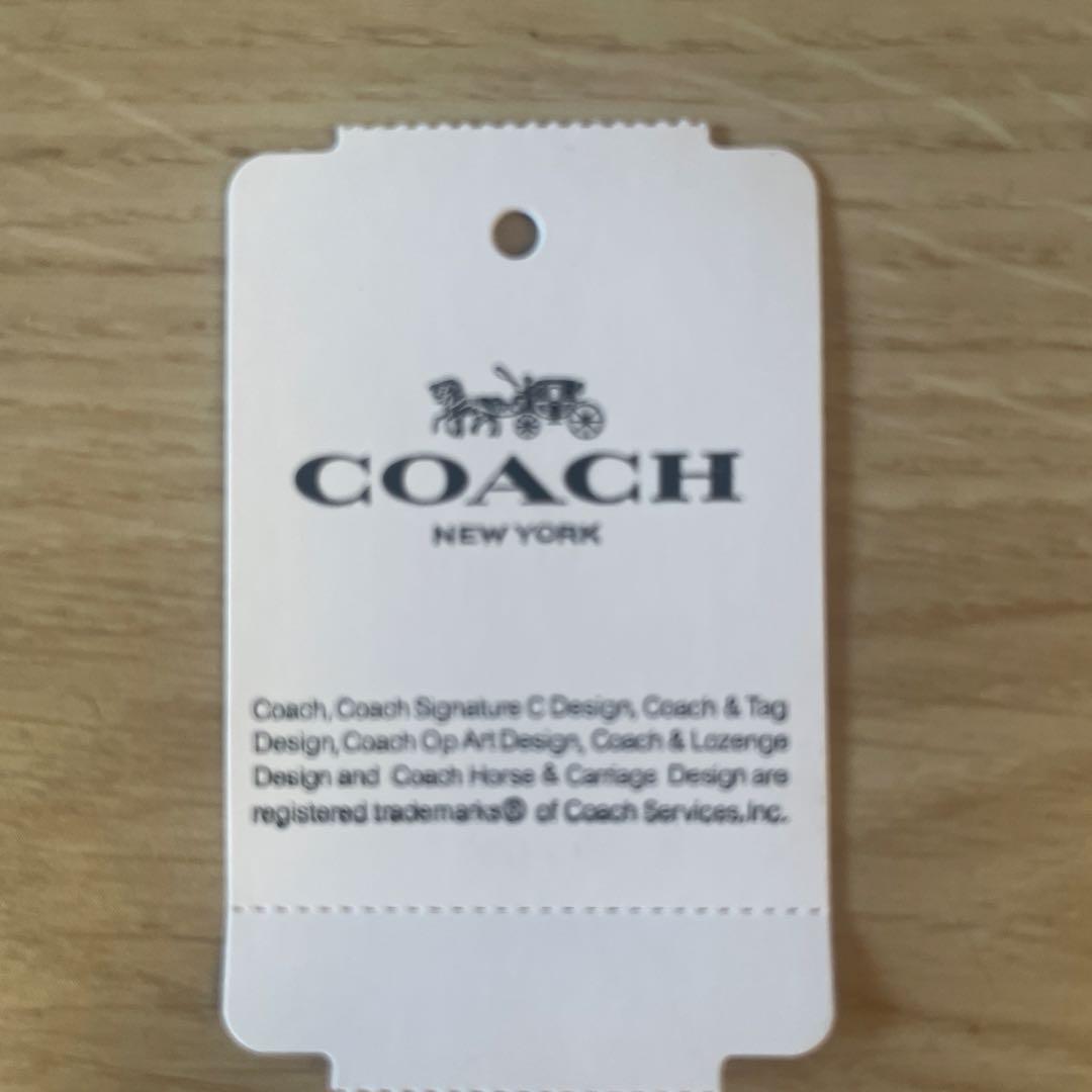 COACH コーチ F31572 ピンクの小花柄 ダークブラウン シグネチャー