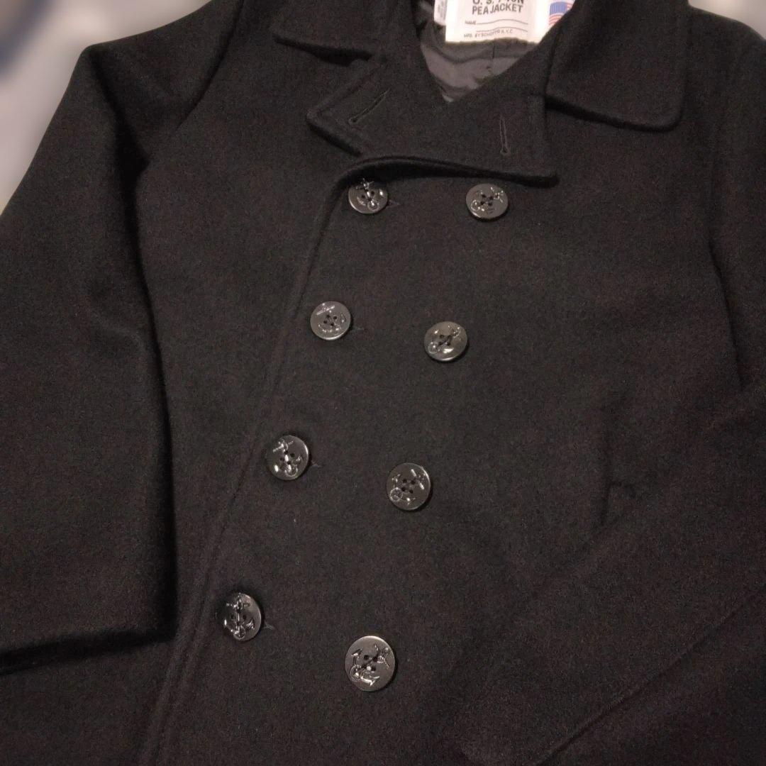 t*u様 SCHOTT ピーコート ミリタリー ジャケット 740N PEA J