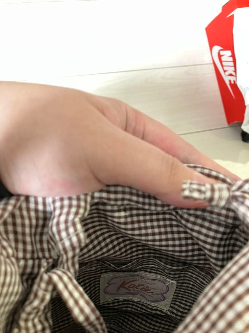 Katie かごバッグ ベージュ