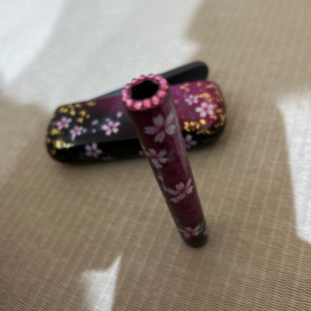 IQOS ILUMAi　カスタムペイント　桜鯉柄　和柄　ピンク