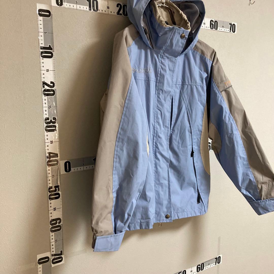 美品 Columbia コロンビア スキー スノボー ウェアー M 水色
