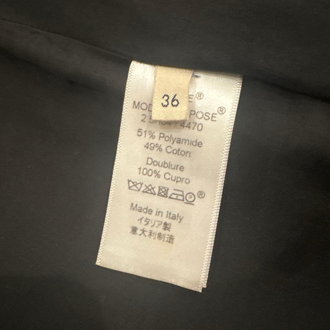 CÉLINE ノーカラージャケット 36