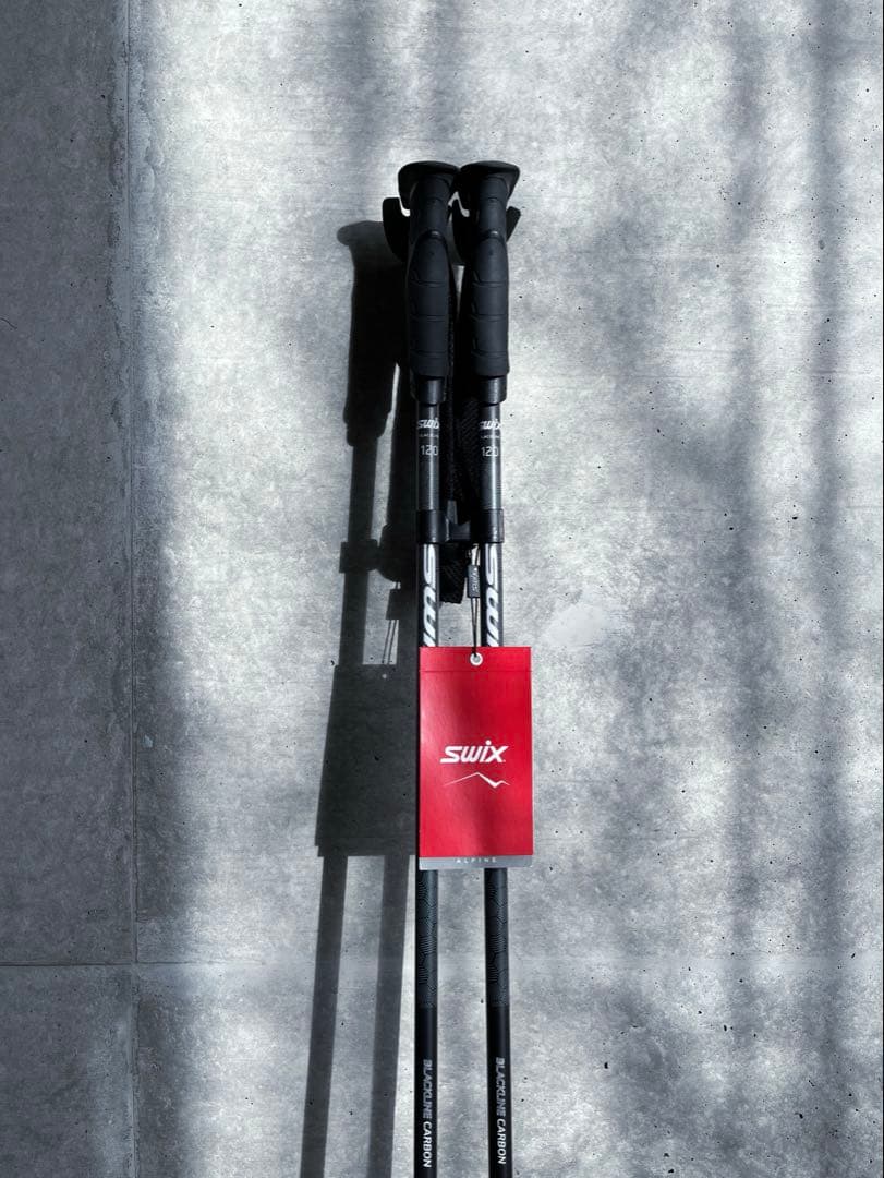 swix スキー ストック 120cm フルカーボン　中古