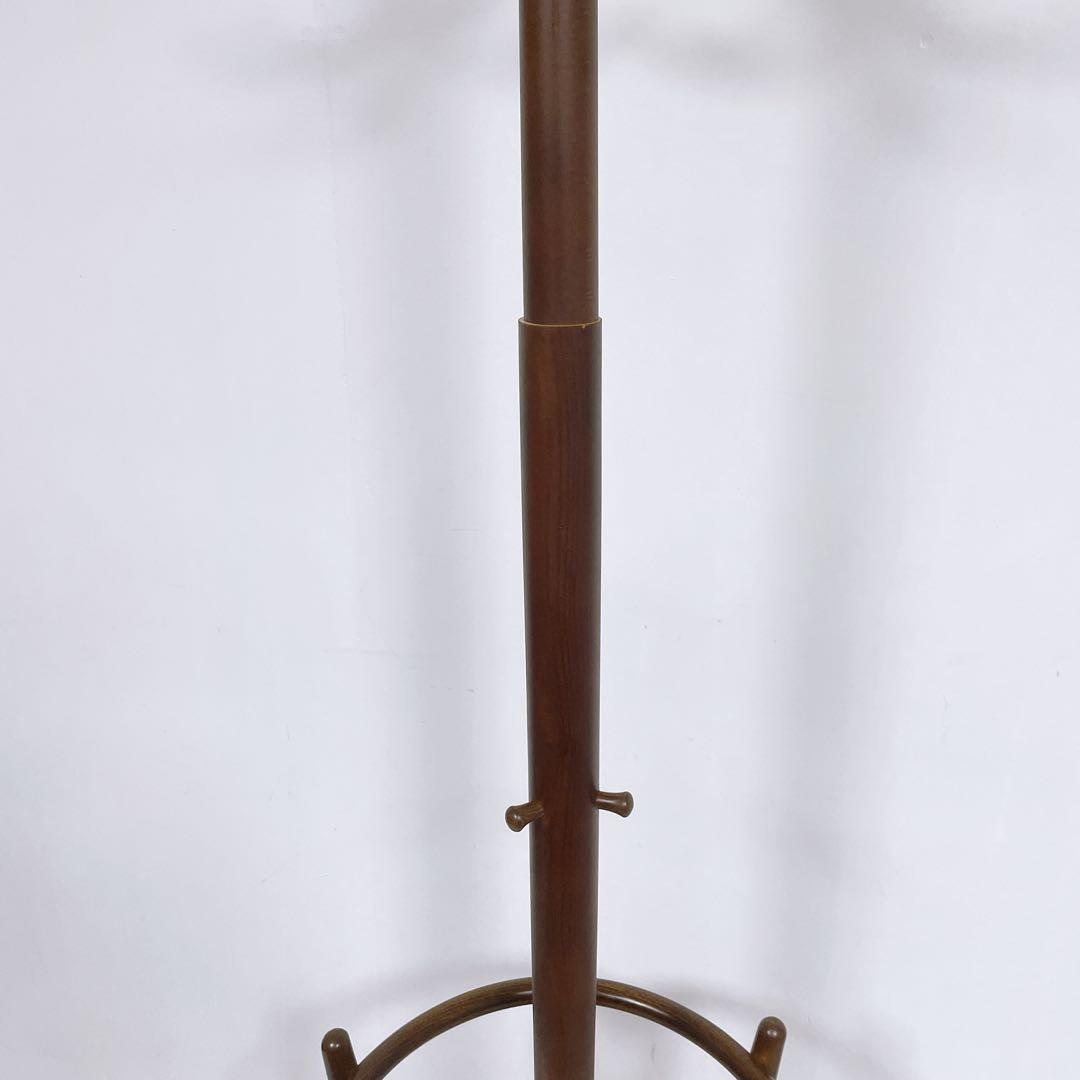 【美品】秋田木工 コートスタンド ブナ材 コートハンガー 曲げ木