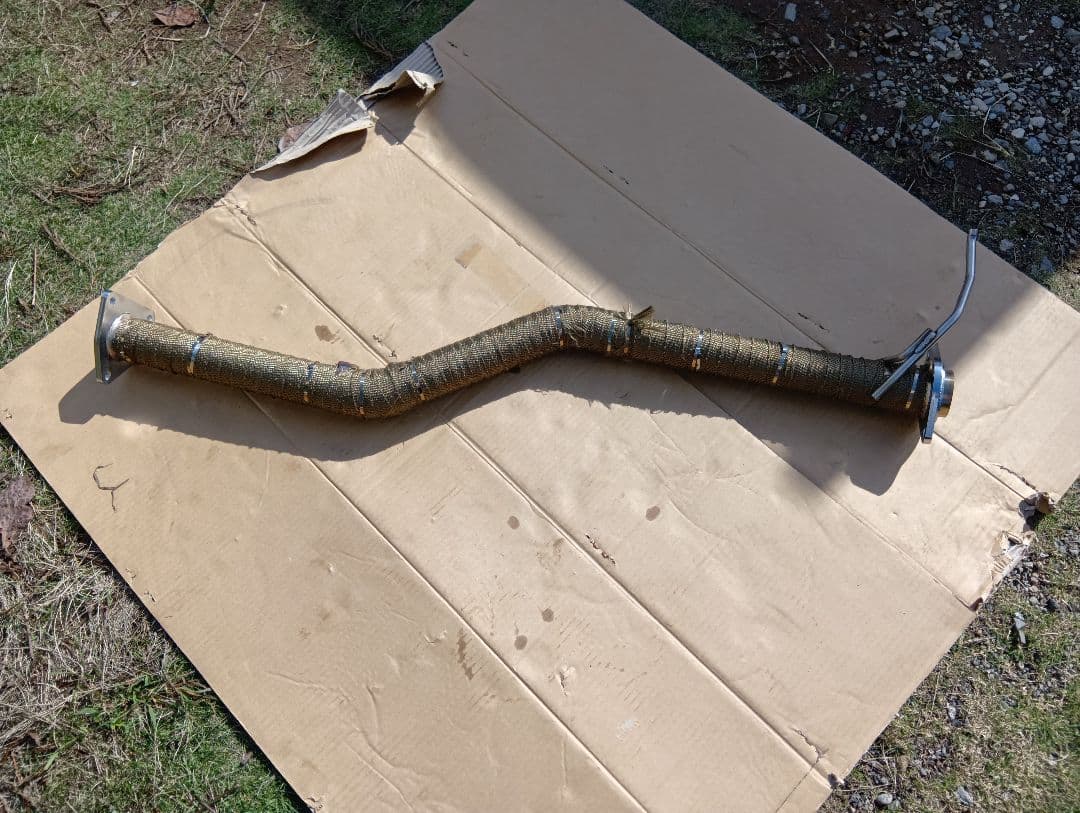 女神　超爆音　マツダ前期RX８触媒ストレート　耐熱布巻