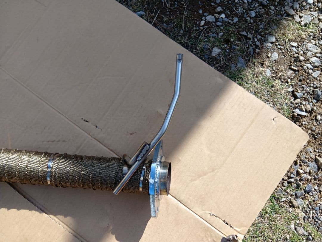 女神　超爆音　マツダ前期RX８触媒ストレート　耐熱布巻