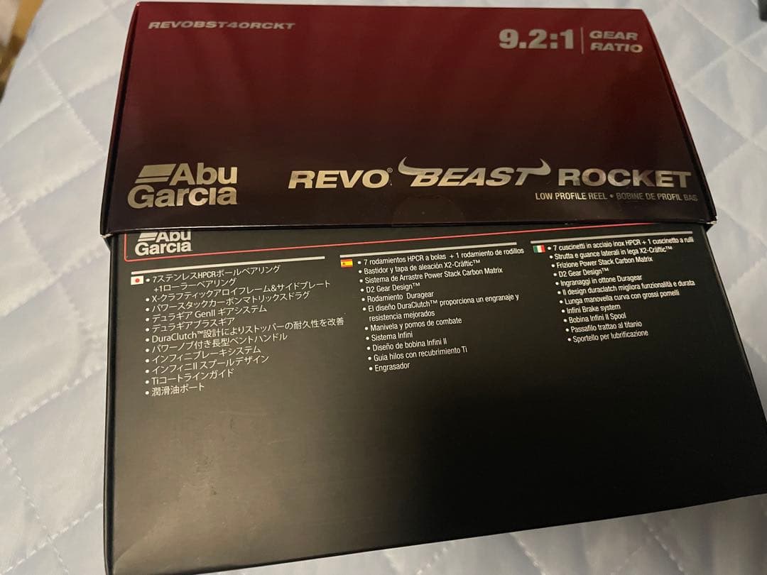 未使用 Abu Garcia Revo Beast Rocket ベイトリール