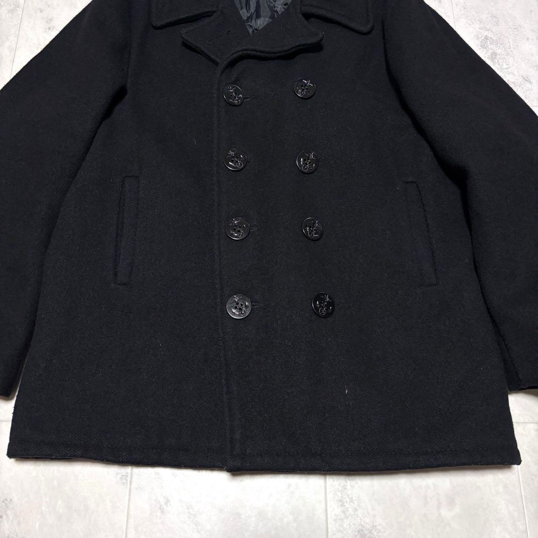 【USA製】ショット 740N ピーコート ブラック 黒 キルティング 42
