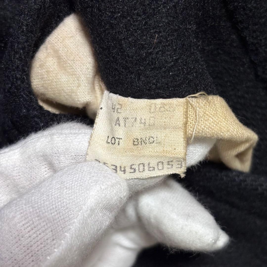 【USA製】ショット 740N ピーコート ブラック 黒 キルティング 42