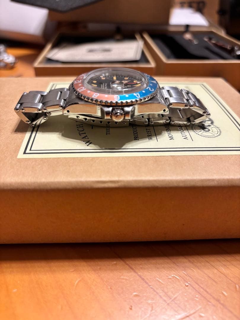 WMT Watch Sanford MKII ペプシベゼル　エイジド加工